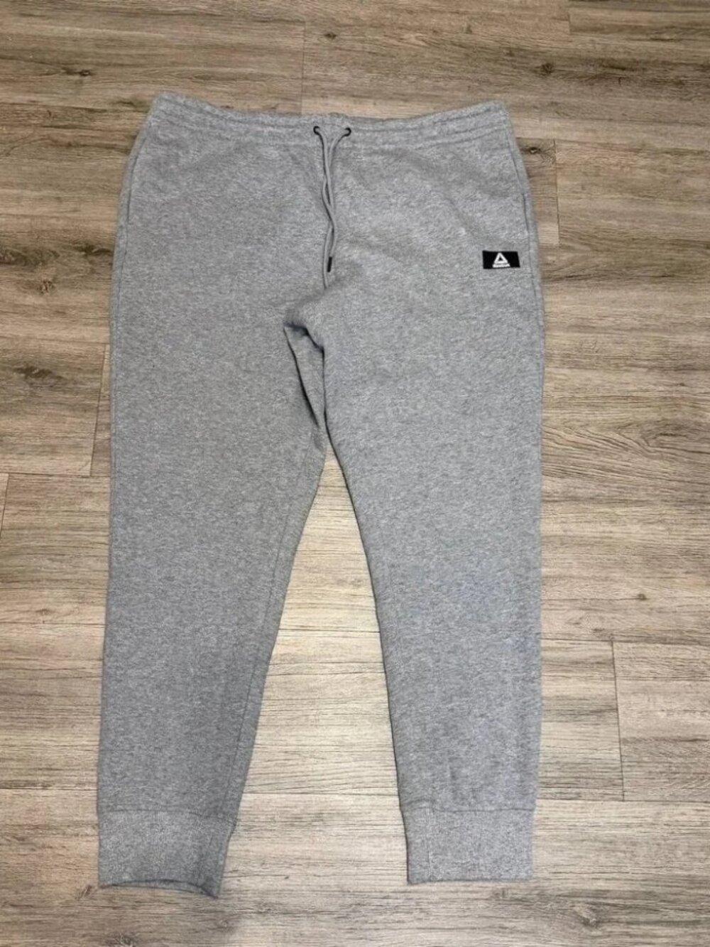 Reebok Graphic Jogger Women’s Sweatpants Drawstring Cuffed XXL Flint Grey